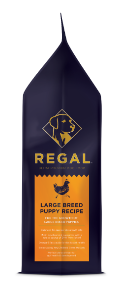 Regal pet food puppy large deals breed turkey
